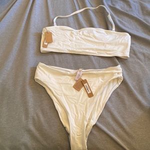 SKIMS white swimsuit brand new